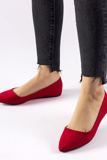 Czerwone balerinki ze... 2