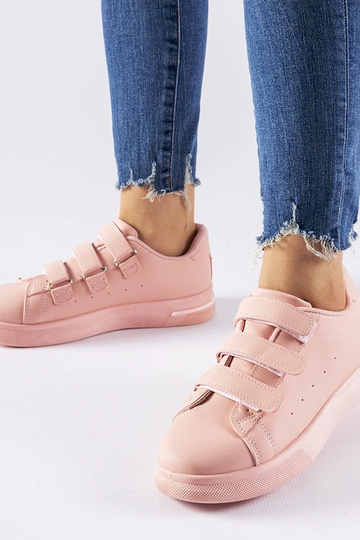 Różowe sneakersy zapinane... 2