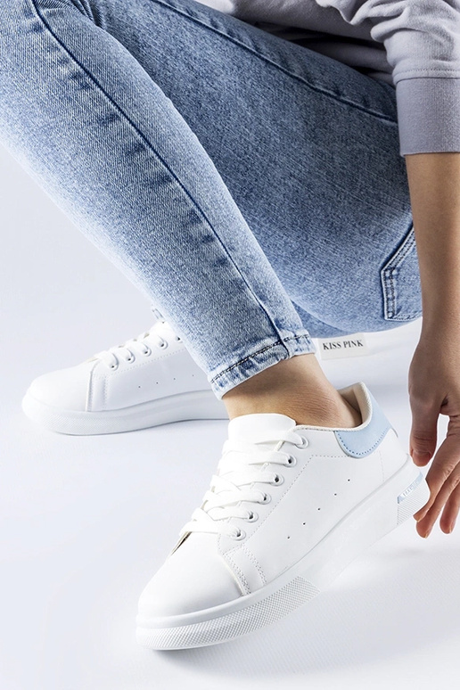 Biało-niebieskie sneakersy Leland Biało-niebieskie sneakersy Leland