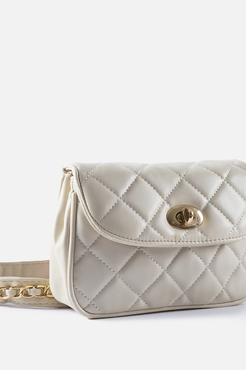 Green women's waist bag Big...