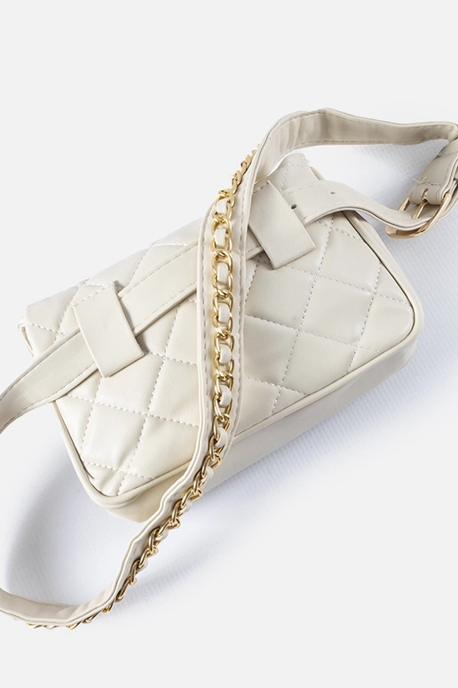 Beżowa pikowana saszetka Mattoon