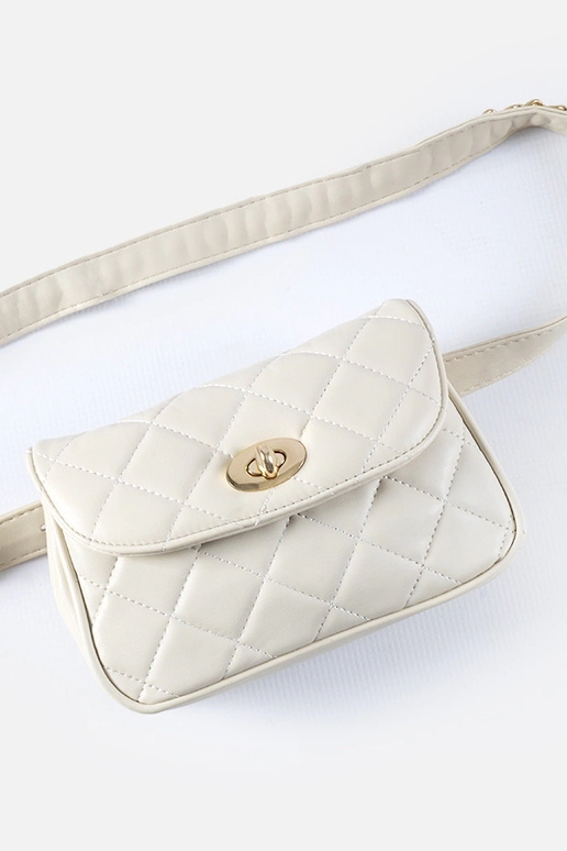 Beżowa pikowana saszetka Mattoon