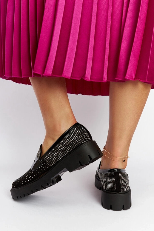 Silver loafers Ilana