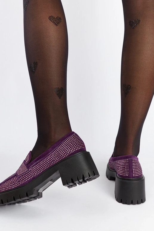 Silver loafers Ilana