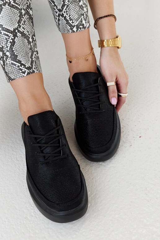 Trampki damskie czarne na platformie... Trampki damskie czarne na platformie...