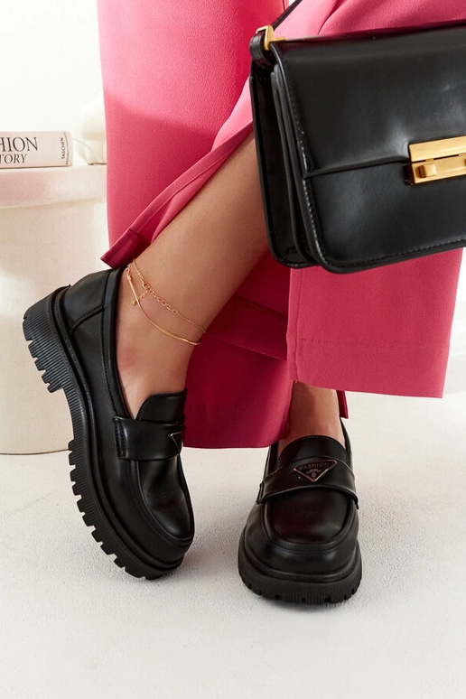 Czarne mokasyny Teri Czarne mokasyny Teri