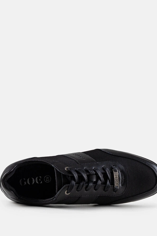 Czarne męskie sneakersy GOE NN1N4004