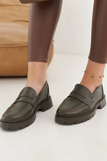 Silver loafers Ilana