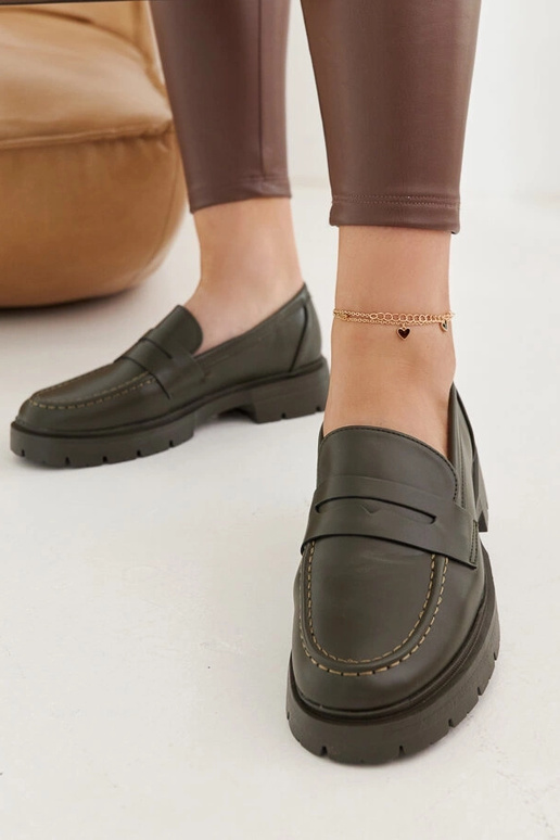 Silver loafers Ilana