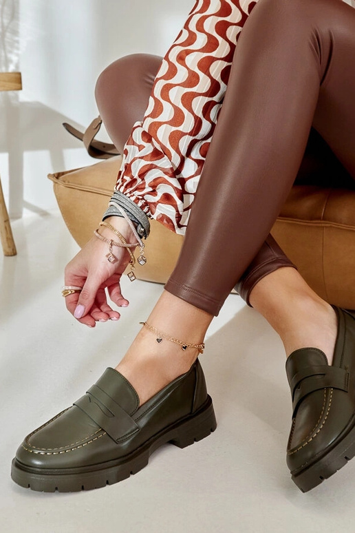 Silver loafers Ilana