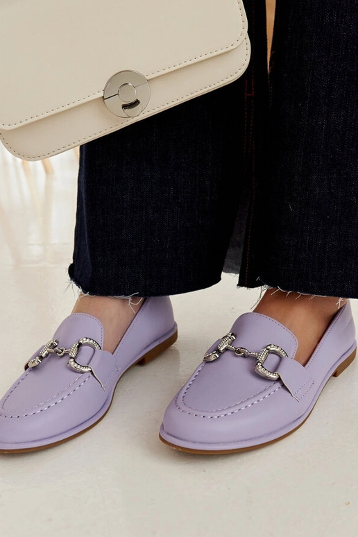 Silver loafers Ilana