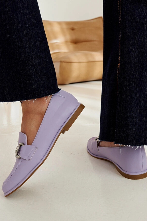 Silver loafers Ilana