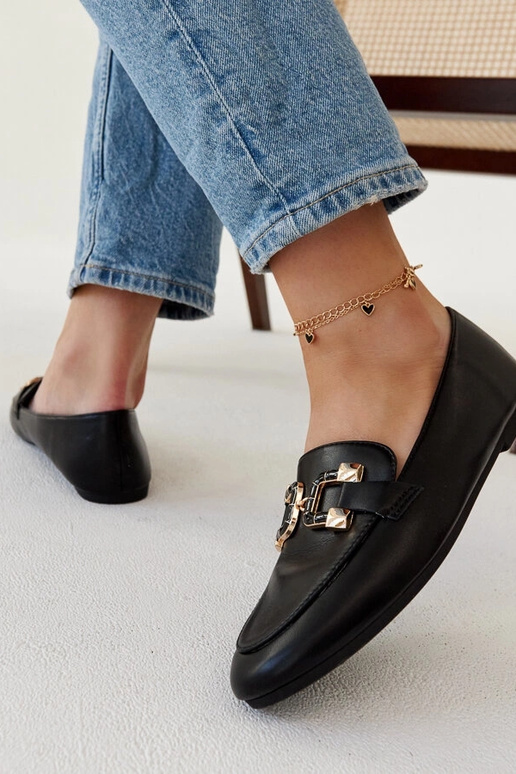 Silver loafers Ilana