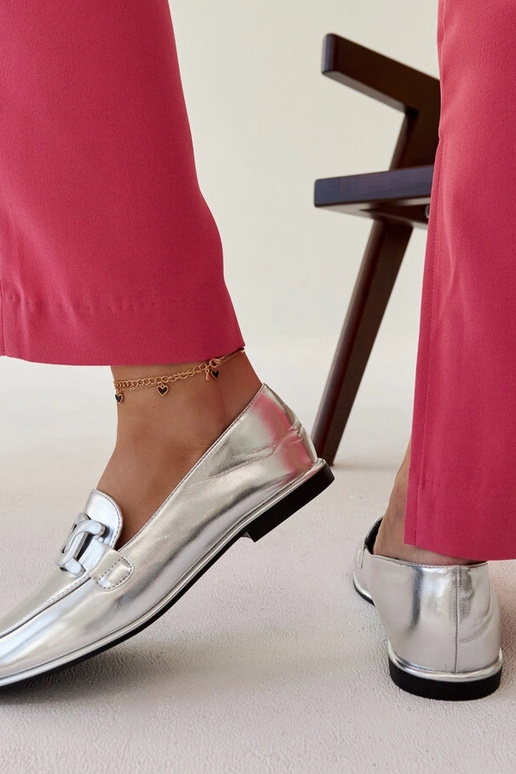 Silver loafers Ilana