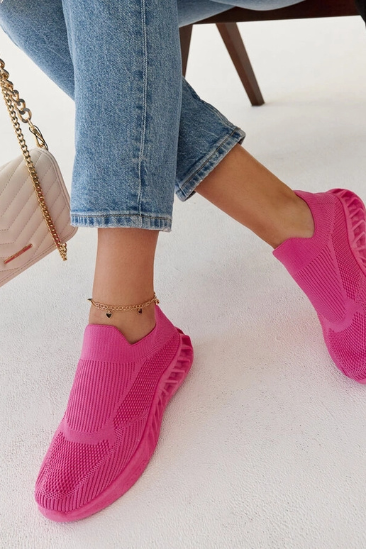 Ciemnoróżowe sneakersy sportowe Neda Ciemnoróżowe sneakersy sportowe Neda