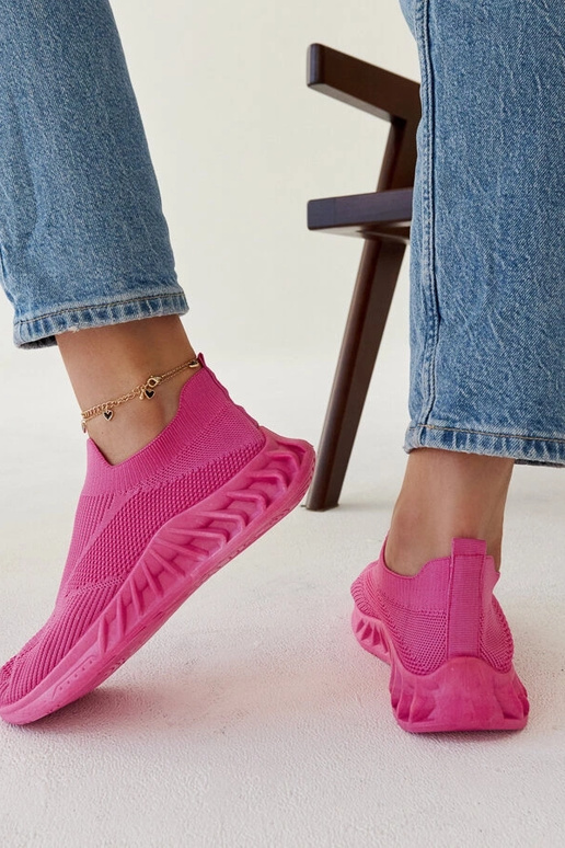 Ciemnoróżowe sneakersy sportowe Neda Ciemnoróżowe sneakersy sportowe Neda