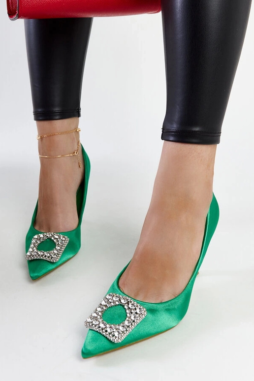 Beige high heel pumps Unos