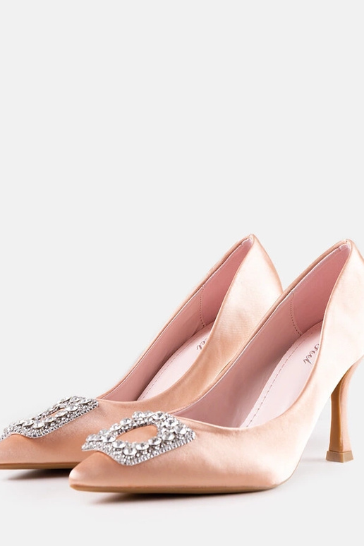 Beige high heel pumps Unos