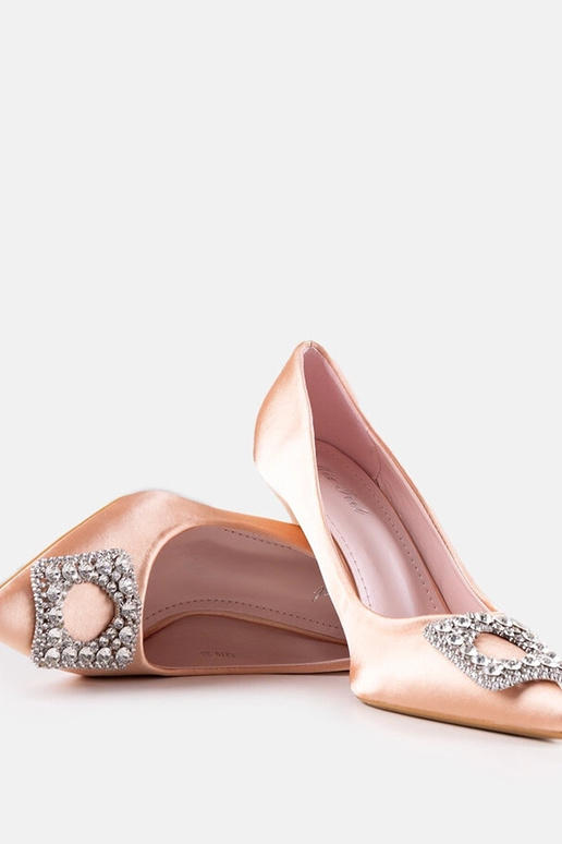 Beige high heel pumps Unos