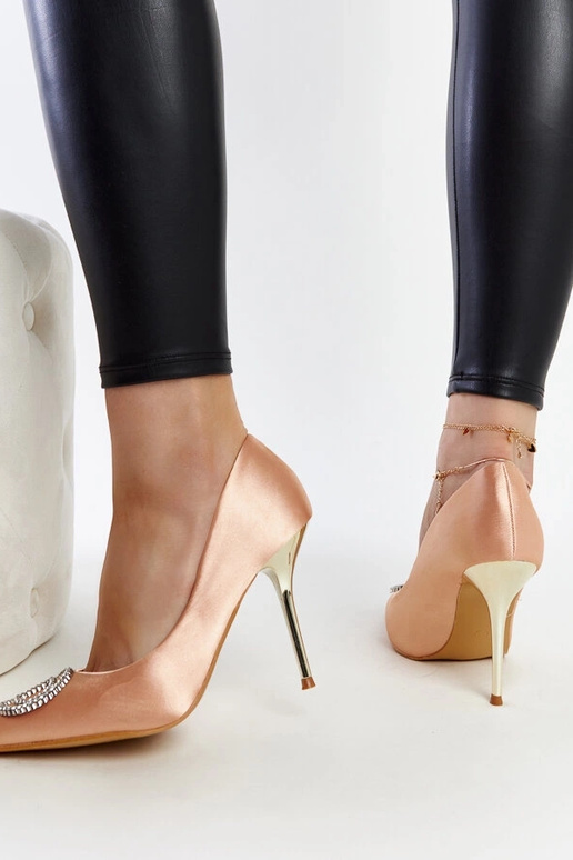 Orange neon Lorine stiletto pumps