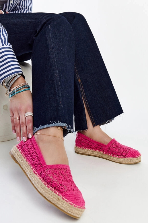 Women's red espadrilles Big Star...