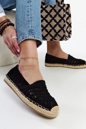 Women's red espadrilles Big Star HH274494