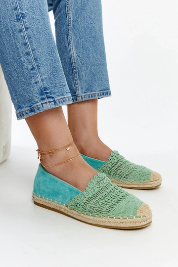 Women's red espadrilles Big Star HH274494