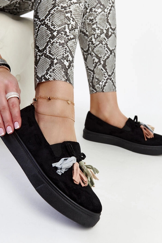 Beige loafers on high sole Anouk Beige loafers on high sole Anouk