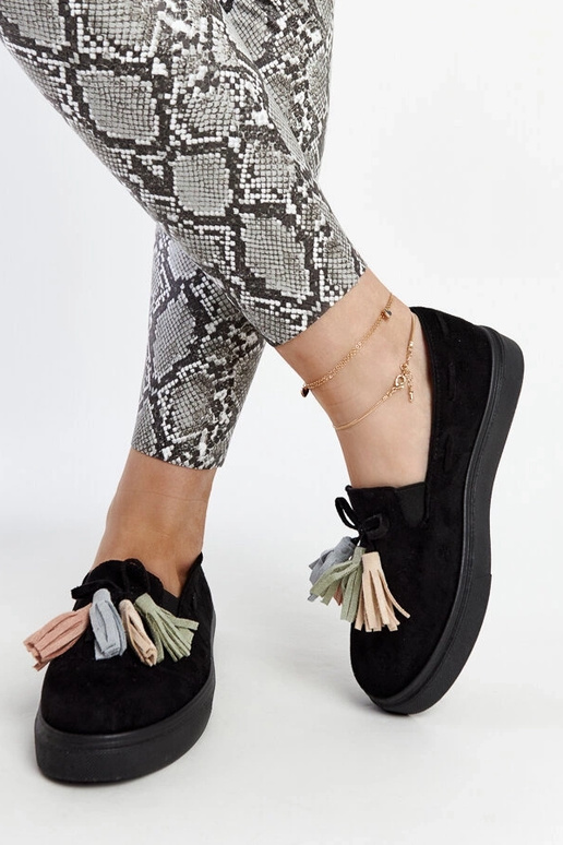 Beige loafers on high sole Anouk Beige loafers on high sole Anouk