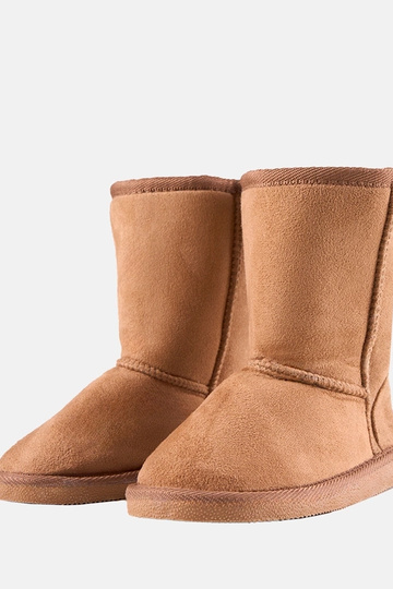 Brązowe zimowe buty... 2
