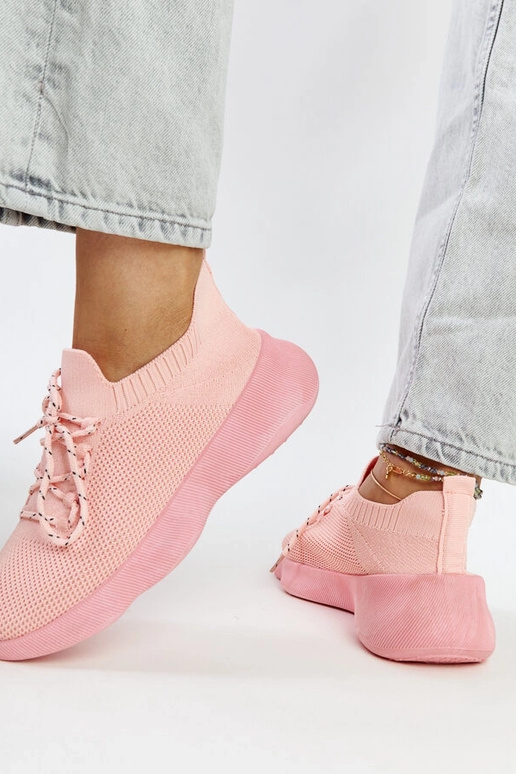 Różowe sneakersy sportowe Roshni