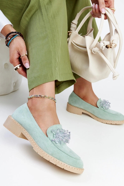 Silver loafers Ilana