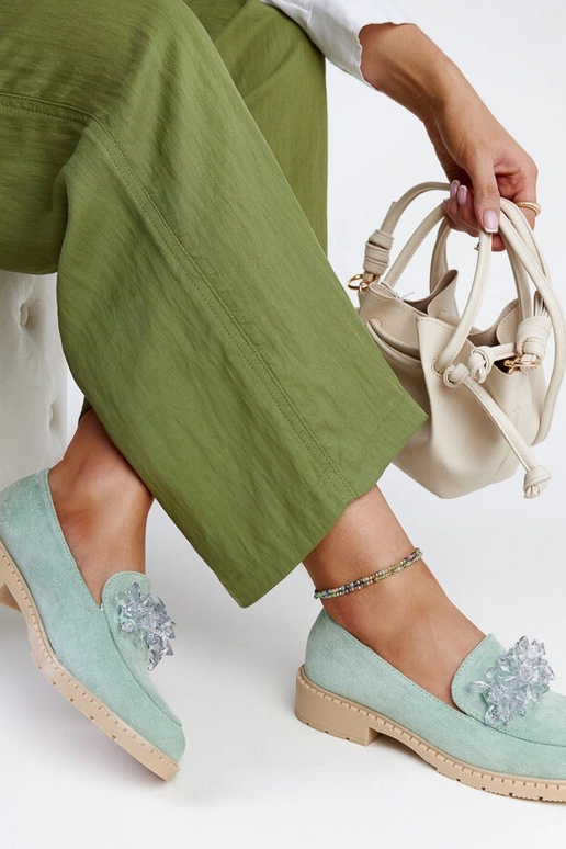 Silver loafers Ilana