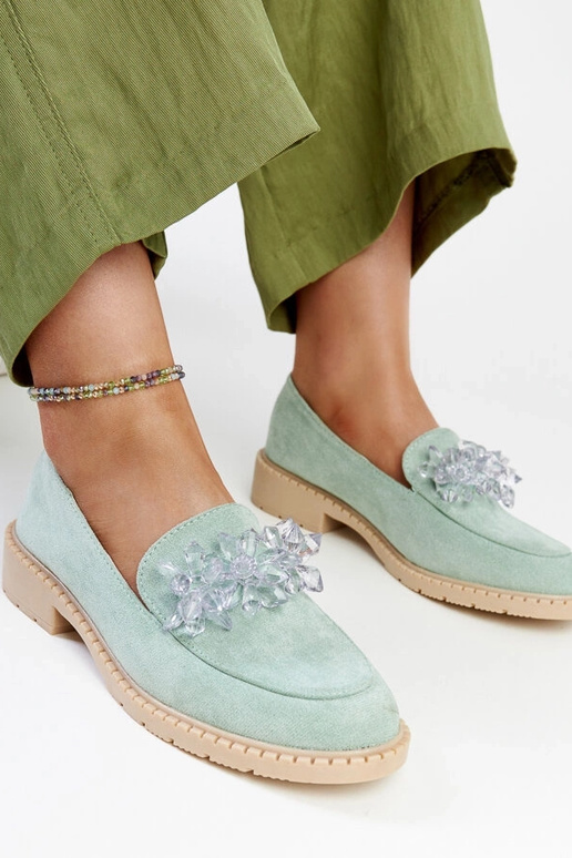 Silver loafers Ilana