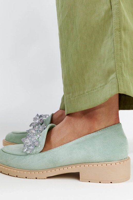 Silver loafers Ilana