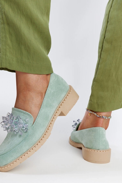 Silver loafers Ilana