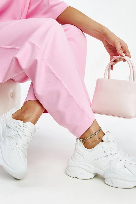 Białe sportowe sneakersy Feaven