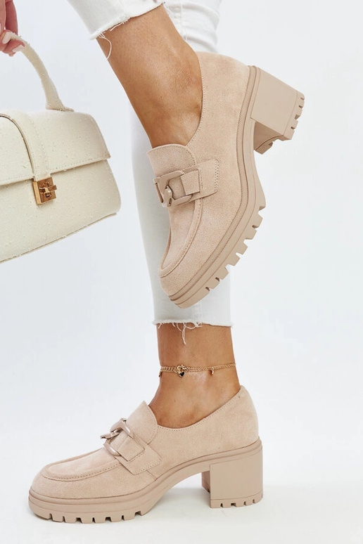 Beige high heel pumps Unos Beige high heel pumps Unos