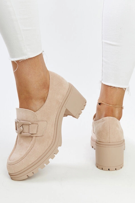 Beige high heel pumps Unos Beige high heel pumps Unos