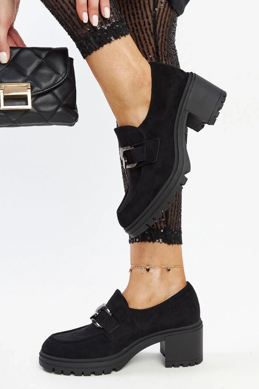 Czarne półbuty ze skórzaną wkładką... Czarne półbuty ze skórzaną wkładką...