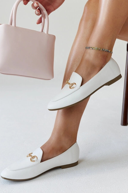 Silver loafers Ilana