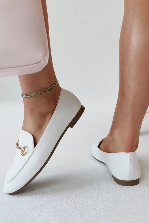 Silver loafers Ilana