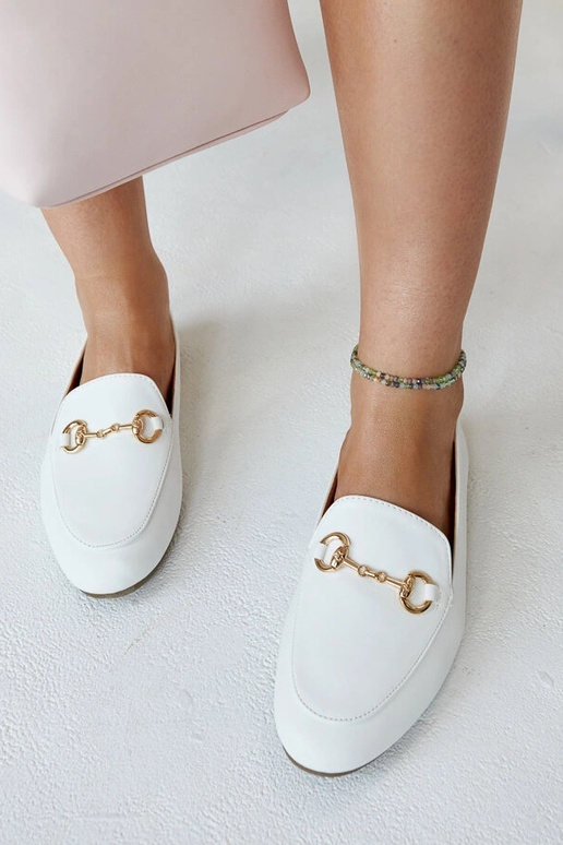 Silver loafers Ilana