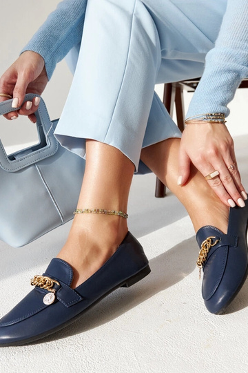 Silver loafers Ilana 2