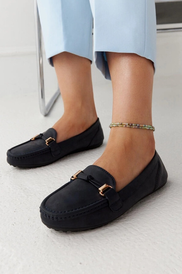 Silver loafers Ilana