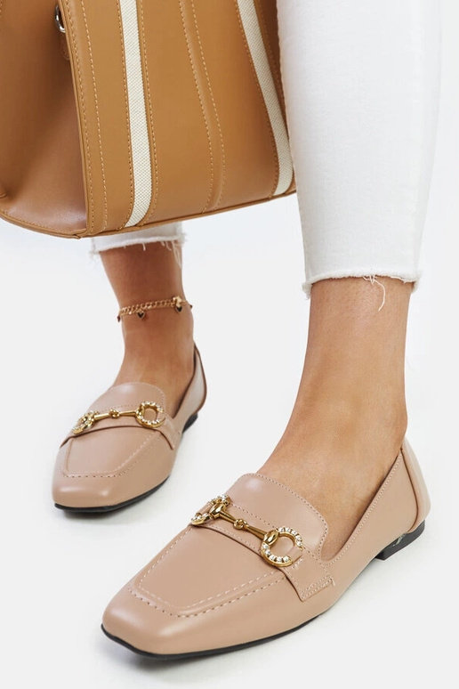 Silver loafers Ilana