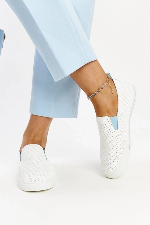Białe półbuty Sanan