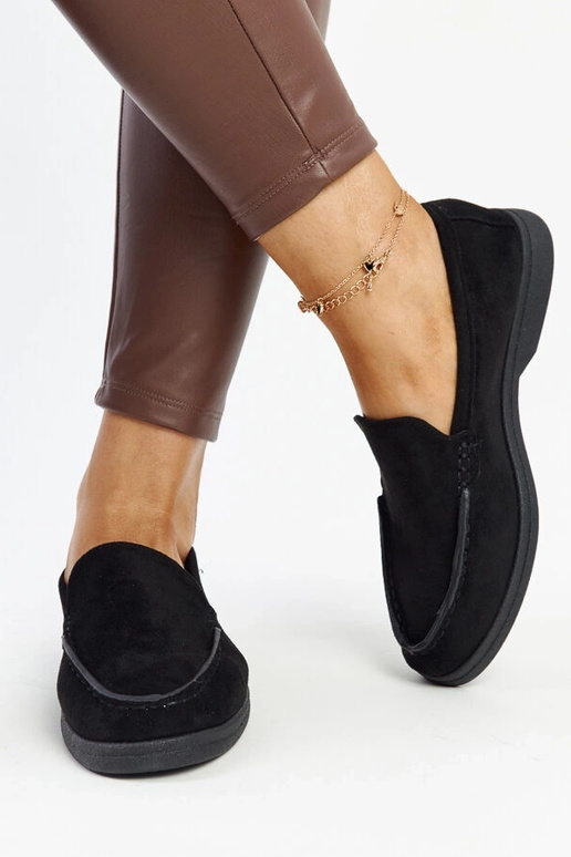 Czarne zamszowe półbuty Rumay Czarne zamszowe półbuty Rumay