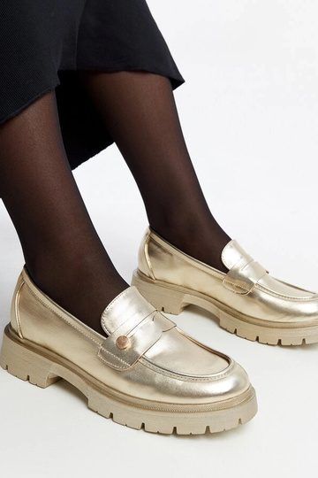 Silver loafers Ilana