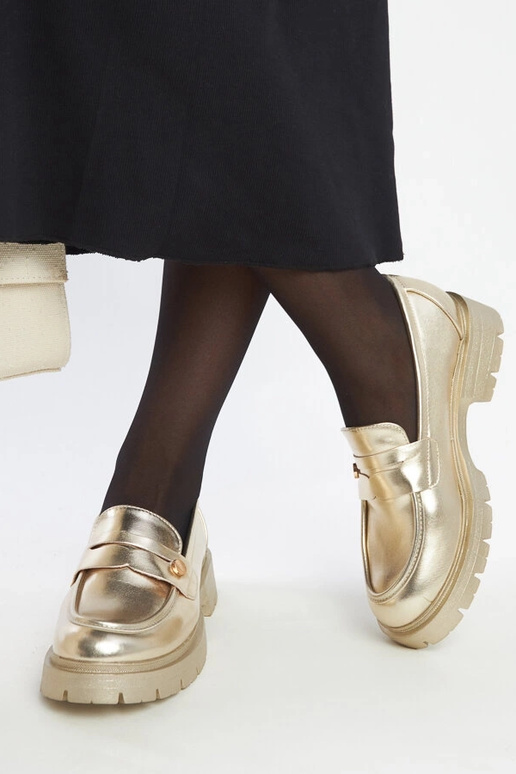 Silver loafers Ilana